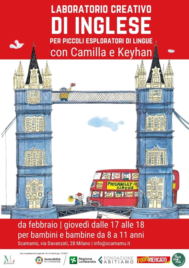 Leaf Language Lab - Workshop bambini Scamamu laboratorio creativo di inglese